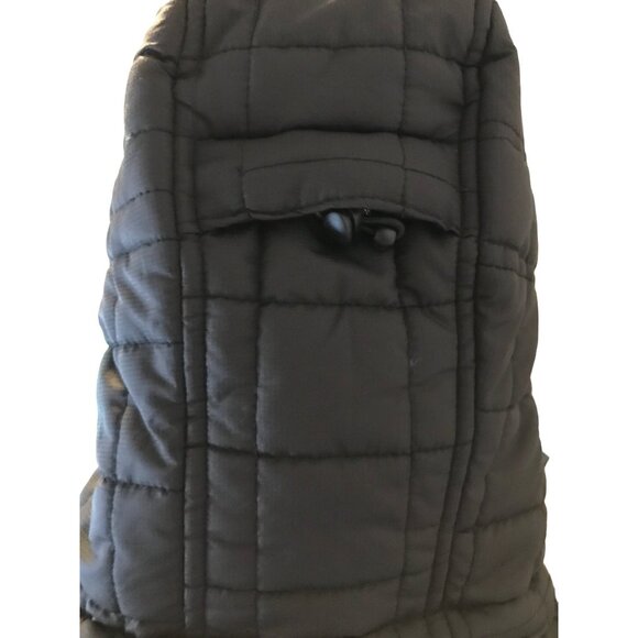 Retro M3 Millennium Three Medium BLACK Jacket Winter Warm PUFFER Coat Waterproof - Picture 10 of 16